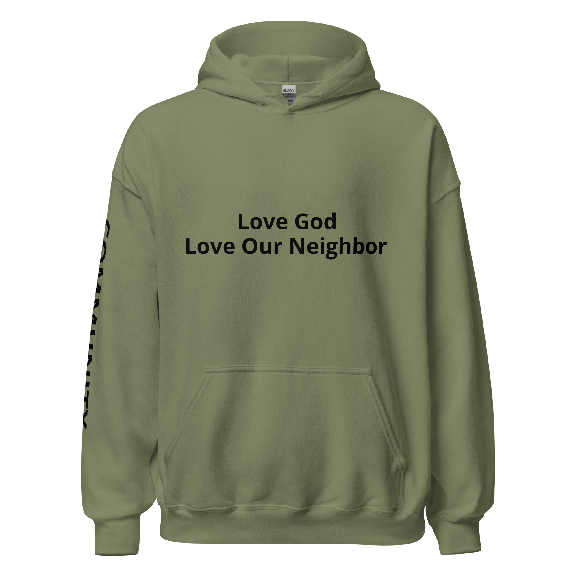 Love God Love Our Neighbor Unisex Hoodie - Image 3